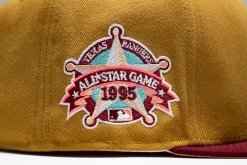 New Era X Politics Texas Rangers 59FIFTY Fitted Hat - Tan/Red -Fashion clothing Sneaker Politics BreweryPack Rangers 131 112454 WB 3