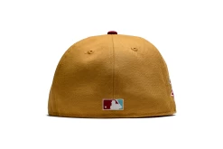 New Era X Politics Texas Rangers 59FIFTY Fitted Hat - Tan/Red -Fashion clothing Sneaker Politics BreweryPack Rangers 131 112454 WB 4