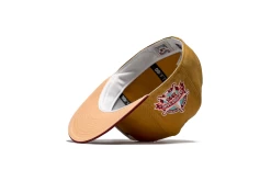 New Era X Politics Texas Rangers 59FIFTY Fitted Hat - Tan/Red -Fashion clothing Sneaker Politics BreweryPack Rangers 131 112454 WB 7