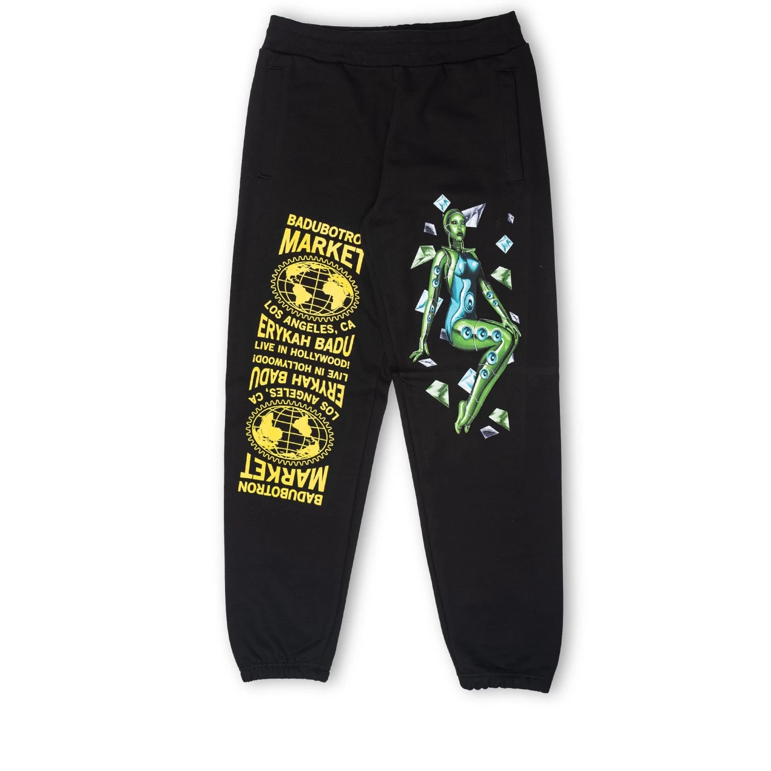 Market X Erykah Badu Badubotron Sweatpants - Black 3 Market X Erykah Badu Badubotron Sweatpants - Black