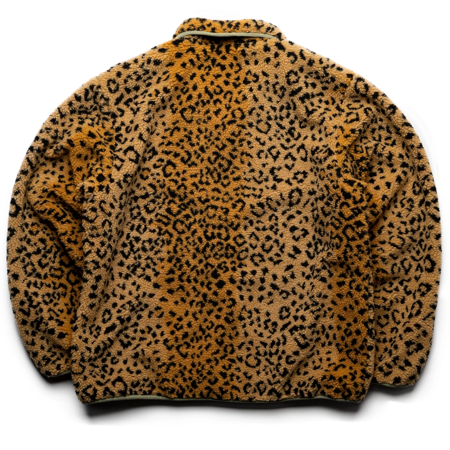 Cold World Wild Thing Sherpa Jacket - Leopard/Olive 4 Cold World Wild Thing Sherpa Jacket - Leopard/Olive - Image 2