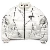 Diet Starts Monday Bolt Puffer Jacket - White -Fashion clothing Sneaker Politics DSM Winter22 WB 1