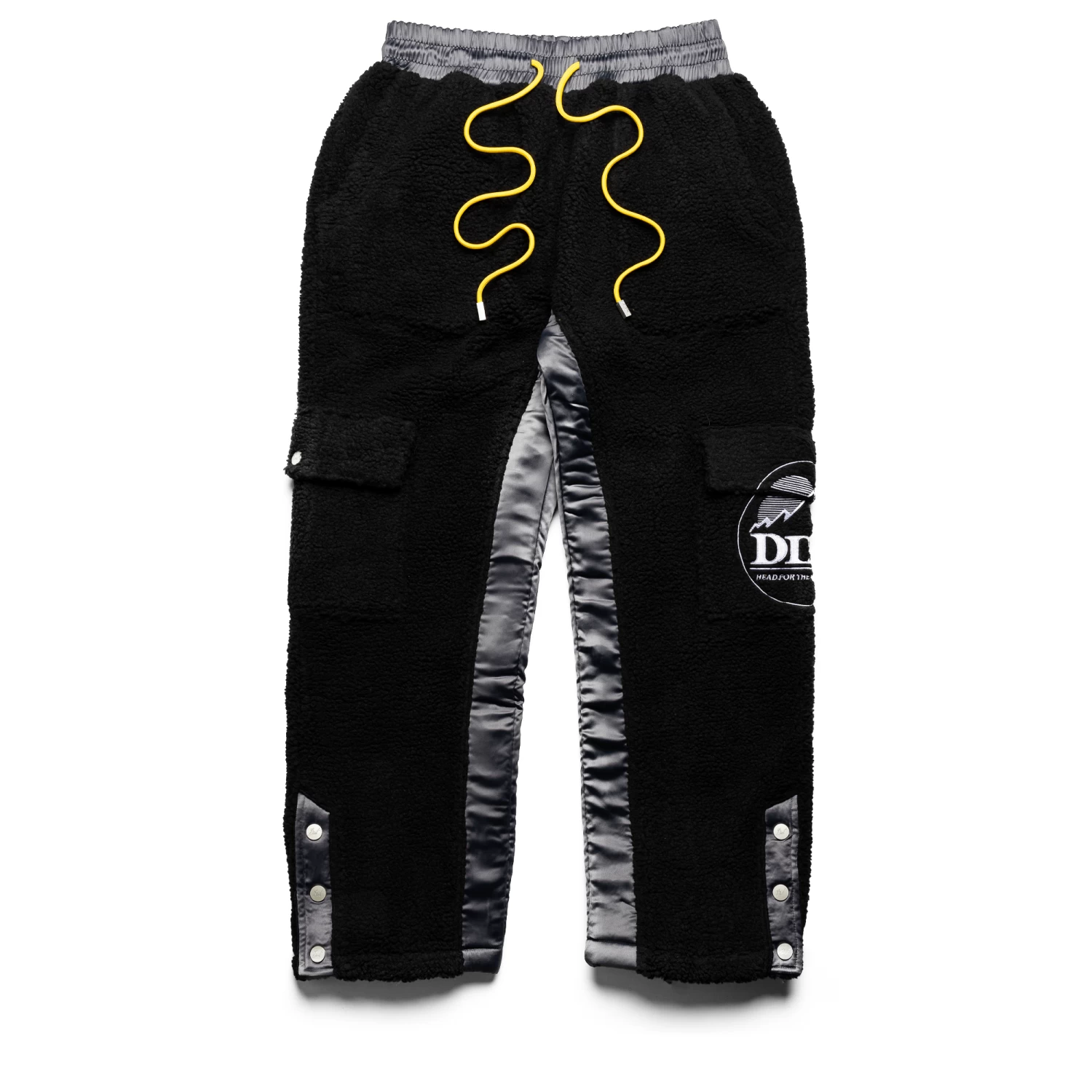 Diet Starts Monday Fleece Cargo Pants - Black 3 Diet Starts Monday Fleece Cargo Pants - Black