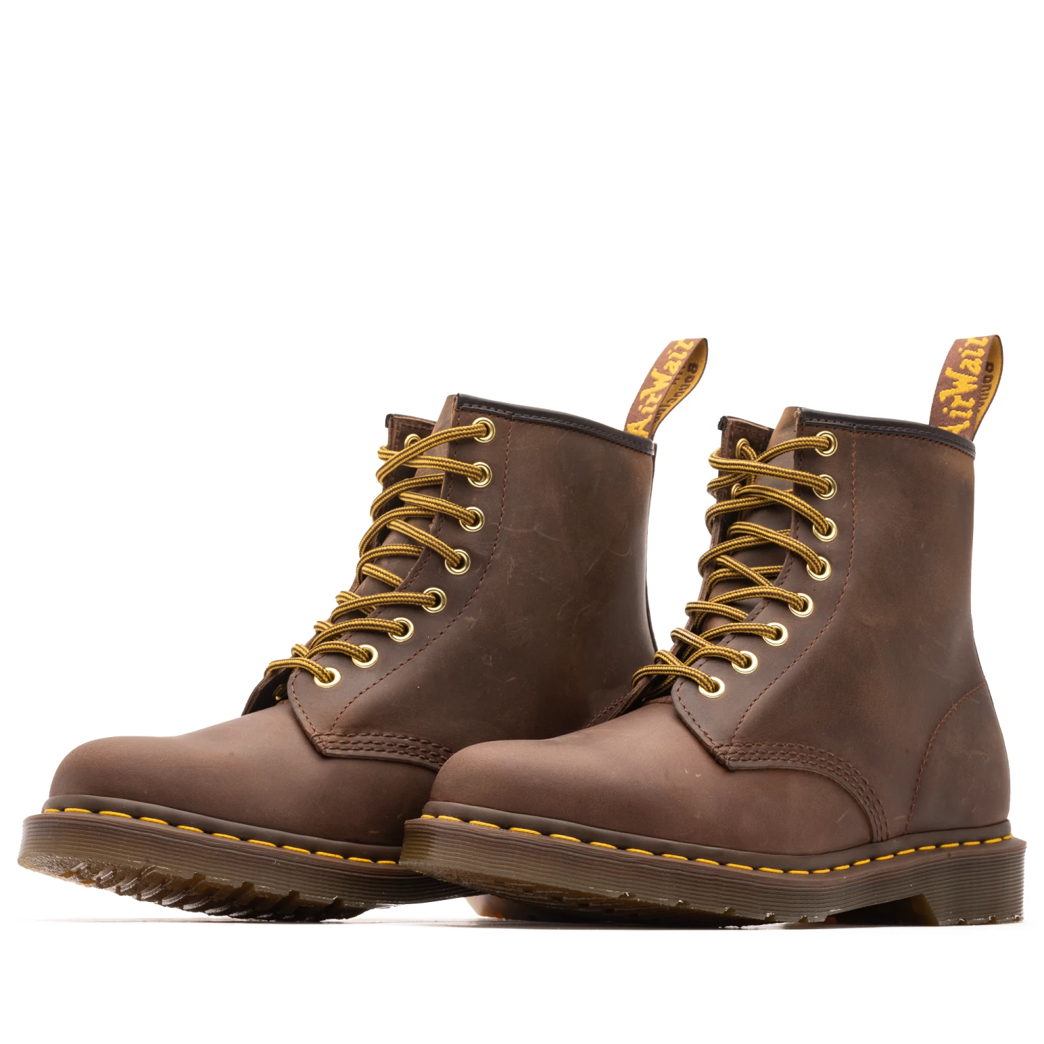 Dr. Martens 1460 Leather Boots - Brown Crazy Horse 5 Dr. Martens 1460 Leather Boots - Brown Crazy Horse - Image 3