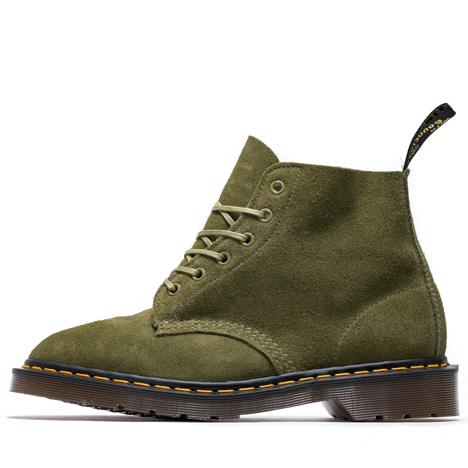 Dr. Martens 101 Suede Ankle Boot - Army Green/Desert Oasis 3 Dr. Martens 101 Suede Ankle Boot - Army Green/Desert Oasis