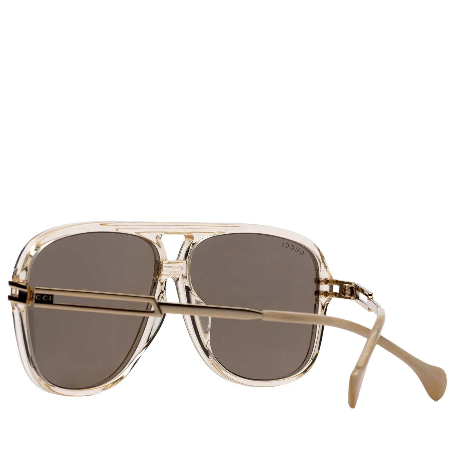 Gucci Aviator Sunglasses - Yellow/Gold/Brown 5 Gucci Aviator Sunglasses - Yellow/Gold/Brown - Image 3