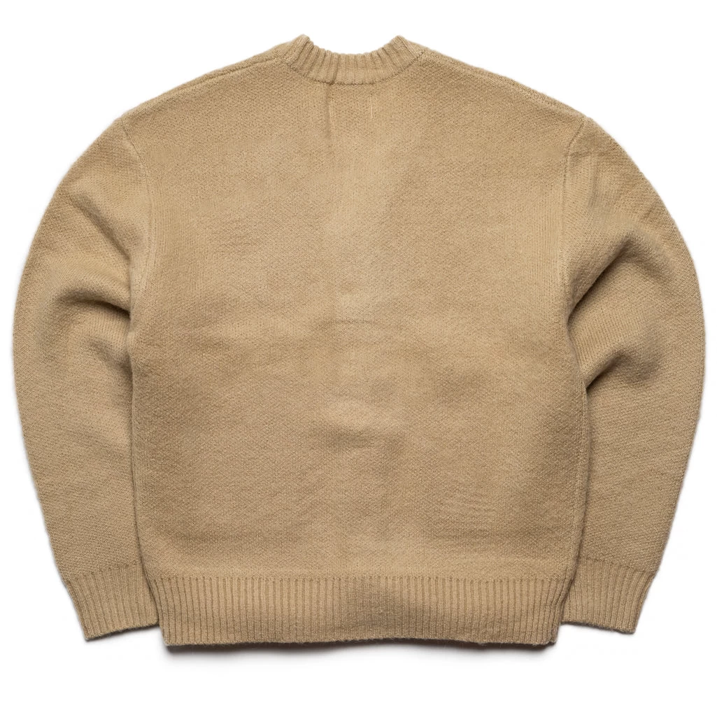 Honor The Gift Stamped Patch Cardigan - Tan 4 Honor The Gift Stamped Patch Cardigan - Tan - Image 2