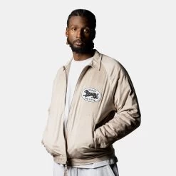 Honor The Gift Sueded Band Jacket - Grey -Fashion clothing Sneaker Politics HTG WinterModelShots 3