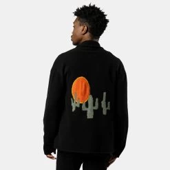 Harden Cactus Cardigan - Black -Fashion clothing Sneaker Politics Harden Nov22 model 131 111540 WB 2