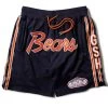 Just Don Throwback Chicago Bears Shorts - Navy/Orange -Fashion clothing Sneaker Politics JustDon ChicagoBearsShort 131 108771 WB 1