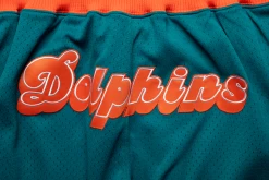 Just Don Miami Dolphins Short - Teal/Orange -Fashion clothing Sneaker Politics JustDon DolphinsShorts 131 109946 WB 2