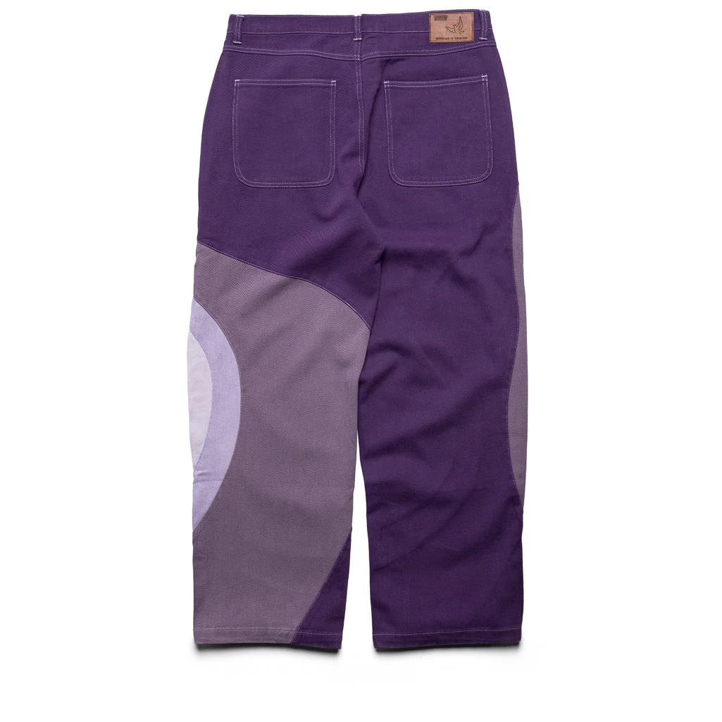 KidSuper Wavy Denim Pants - Purple 4 KidSuper Wavy Denim Pants - Purple - Image 2