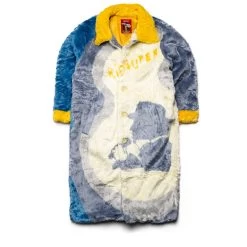 KidSuper Improve Furry Long Coat - Multi