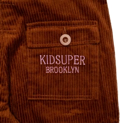 KidSuper Corduroy Pant - Brown -Fashion clothing Sneaker Politics KidSuper Winter22 WB 21