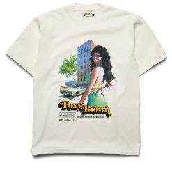 Little Africa Foxy Brown Tee - White