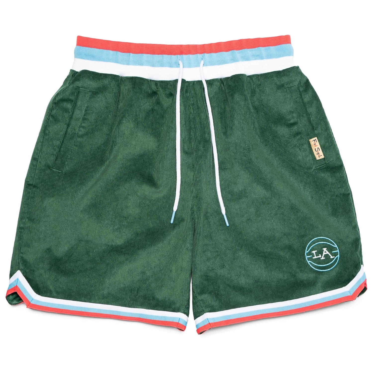 Mitchell & Ness X Fred Segal Corduroy Short - Green 3 Mitchell & Ness X Fred Segal Corduroy Short - Green