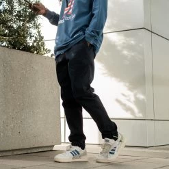 Politics Woven Utility Pant - Navy/Neon Green -Fashion clothing Sneaker Politics Navy Collection 2 59b4c0fb 7dbf 4171 ae24 96be81621bab