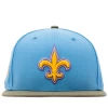 New Era X Politics New Orleans Saints 59FIFTY Fitted Hat - Sky/Wheatgrass -Fashion clothing Sneaker Politics NewEra 5950 131 113008 WB 1