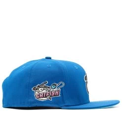 New Era X Politics Columbus Catfish 59FIFTY - Blue Azure/Vice Blue -Fashion clothing Sneaker Politics NewEra 5950ColumbusCatBlue 131 111766 WB 2