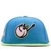 New Era X Politics Columbus Catfish 59FIFTY - Air Force Blue/Lime Green -Fashion clothing Sneaker Politics NewEra 5950ColumbusCatBluePink 131 111767 WB 1