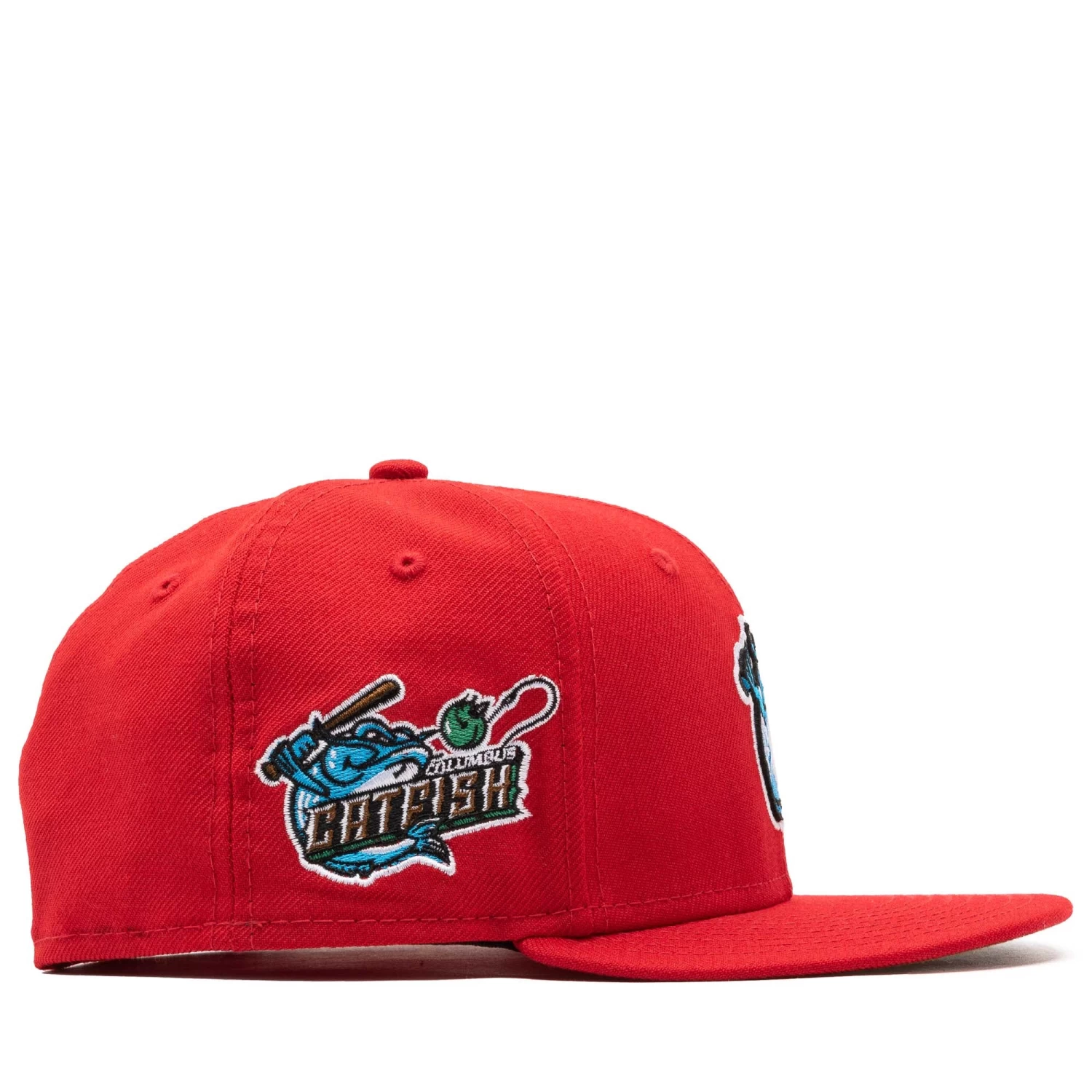 New Era X Politics Columbus Catfish 59FIFTY - Scarlet/Toasted Peanut 4 New Era X Politics Columbus Catfish 59FIFTY - Scarlet/Toasted Peanut - Image 2