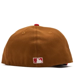 New Era X Politics Atlanta Braves 59FIFTY Fitted Hat - Toasted Peanut/Front Door Red 13 New Era X Politics Atlanta Braves 59FIFTY Fitted Hat - Toasted Peanut/Front Door Red -Fashion clothing Sneaker Politics NewEra BravesBrown 131 111770 WB 2