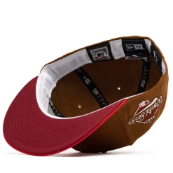 New Era X Politics Atlanta Braves 59FIFTY Fitted Hat - Toasted Peanut/Front Door Red 15 New Era X Politics Atlanta Braves 59FIFTY Fitted Hat - Toasted Peanut/Front Door Red -Fashion clothing Sneaker Politics NewEra BravesBrown 131 111770 WB 4