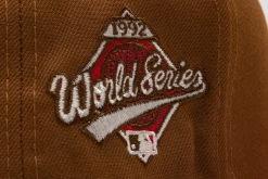 New Era X Politics Atlanta Braves 59FIFTY Fitted Hat - Toasted Peanut/Front Door Red 17 New Era X Politics Atlanta Braves 59FIFTY Fitted Hat - Toasted Peanut/Front Door Red -Fashion clothing Sneaker Politics NewEra BravesBrown 131 111770 WB 6