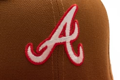 New Era X Politics Atlanta Braves 59FIFTY Fitted Hat - Toasted Peanut/Front Door Red 18 New Era X Politics Atlanta Braves 59FIFTY Fitted Hat - Toasted Peanut/Front Door Red -Fashion clothing Sneaker Politics NewEra BravesBrown 131 111770 WB 7