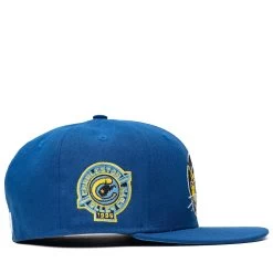 New Era X Politics Charleston Alley Cats 59FIFTY Fitted Hat - Songbird Blue -Fashion clothing Sneaker Politics NewEra Charleston PoliHats 131 111355 WB 2