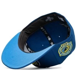 New Era X Politics Charleston Alley Cats 59FIFTY Fitted Hat - Songbird Blue -Fashion clothing Sneaker Politics NewEra Charleston PoliHats 131 111355 WB 5