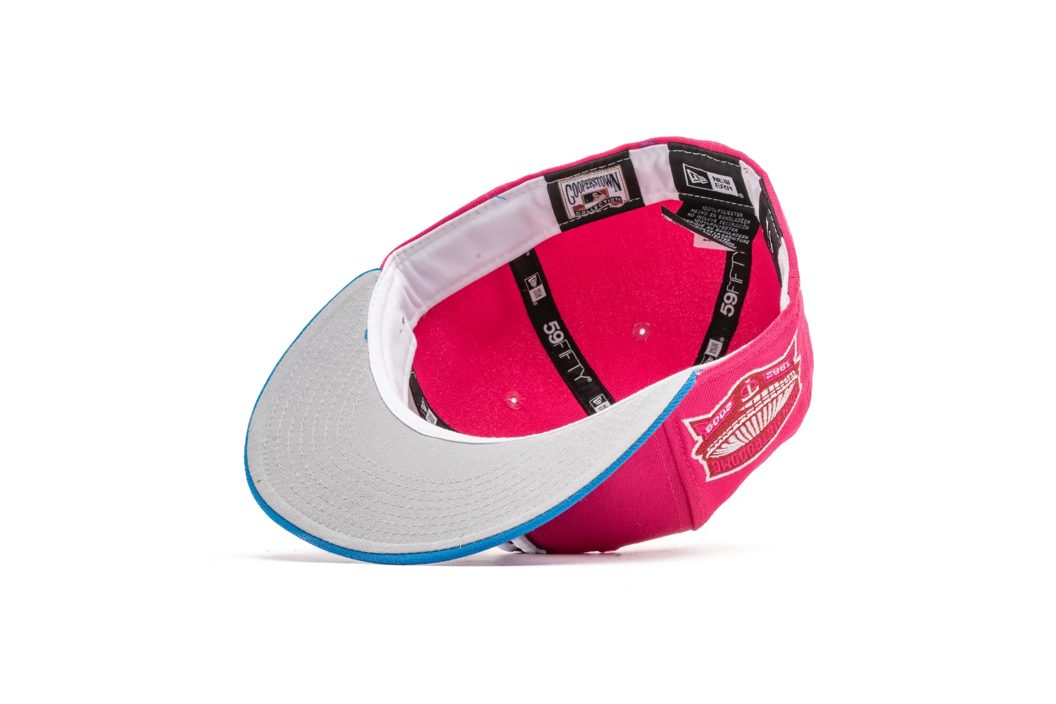 New Era X Politics Minnesota Twins 59FIFTY Fitted Hat - Beetroot/Southwest Blue 7 New Era X Politics Minnesota Twins 59FIFTY Fitted Hat - Beetroot/Southwest Blue - Image 5