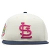 New Era X Politics St. Louis Cardinals 59FIFTY Fitted Hat - Creme/Navy 1 New Era X Politics St. Louis Cardinals 59FIFTY Fitted Hat - Creme/Navy -Fashion clothing Sneaker Politics NewEra FittedFridayCardinals 131 113007 WB 2
