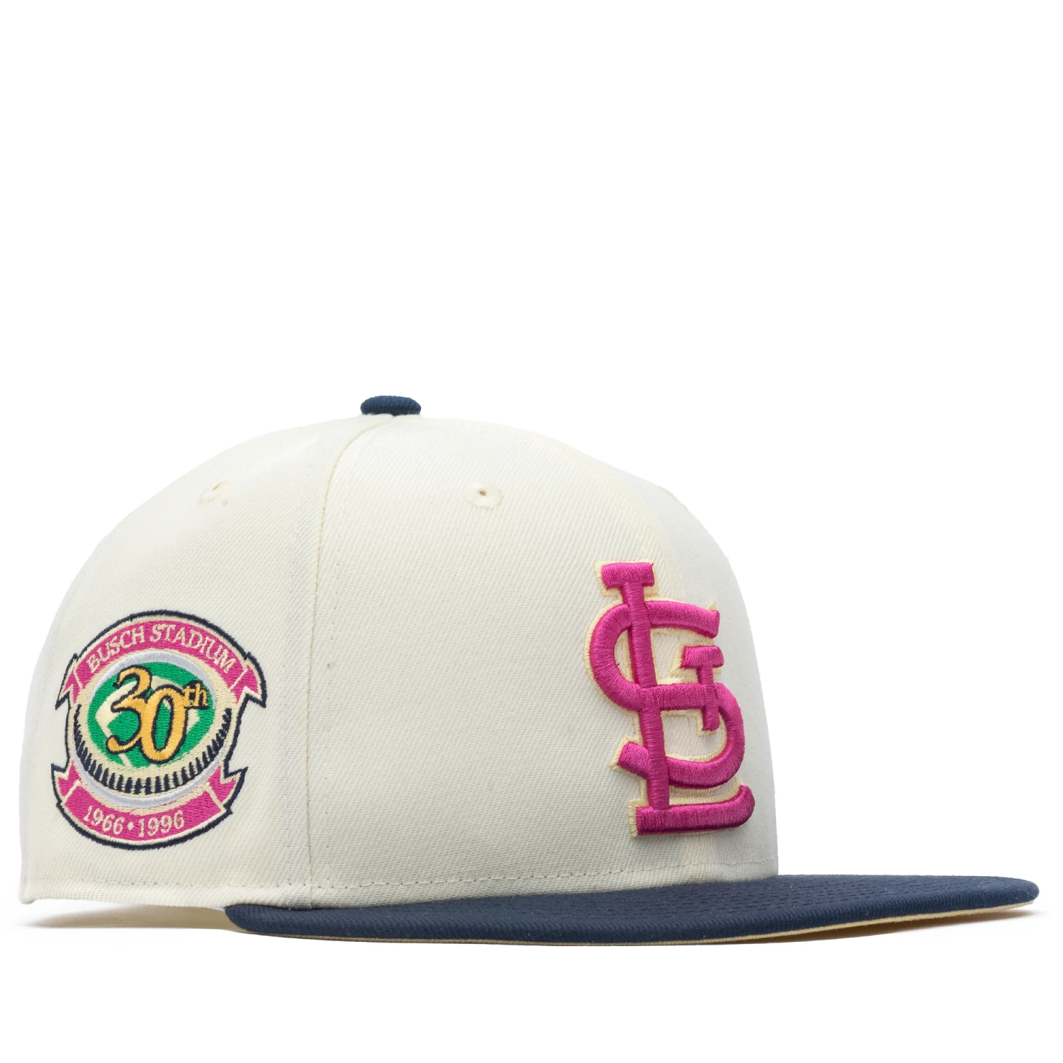 New Era X Politics St. Louis Cardinals 59FIFTY Fitted Hat - Creme/Navy 5 New Era X Politics St. Louis Cardinals 59FIFTY Fitted Hat - Creme/Navy - Image 3