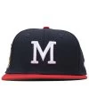 New Era Milwaukee Braves 59FIFTY Fitted Hat - Navy/Red 2 New Era Milwaukee Braves 59FIFTY Fitted Hat - Navy/Red -Fashion clothing Sneaker Politics NewEra MilWS 131 108982 WB 3