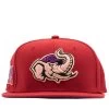 New Era X Politics Modesto A's 59FIFTY Fitted Hat - Pinot Red