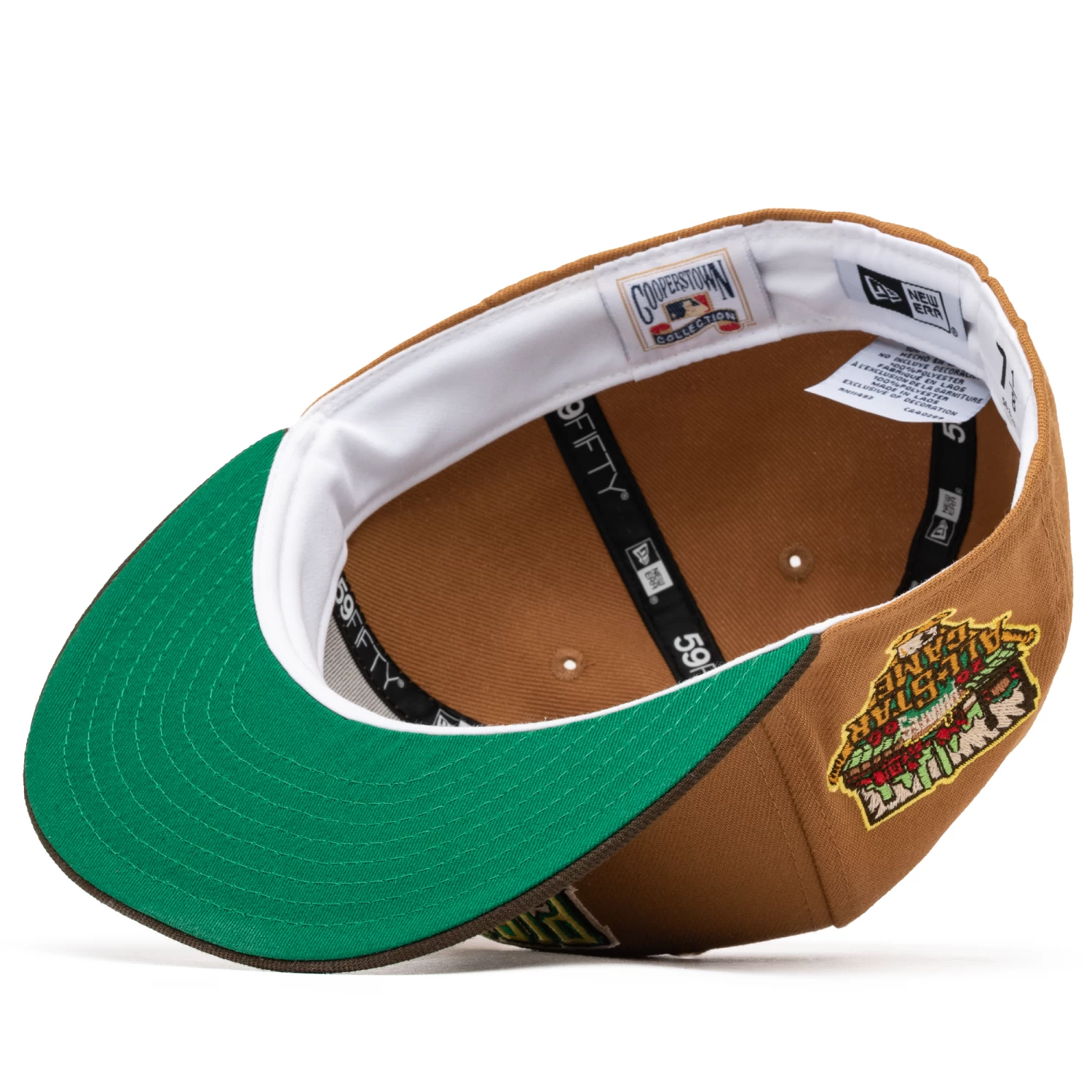 New Era X Politics Pittsburgh Pirates 59FIFTY Fitted Hat - Wheat 7 New Era X Politics Pittsburgh Pirates 59FIFTY Fitted Hat - Wheat - Image 5