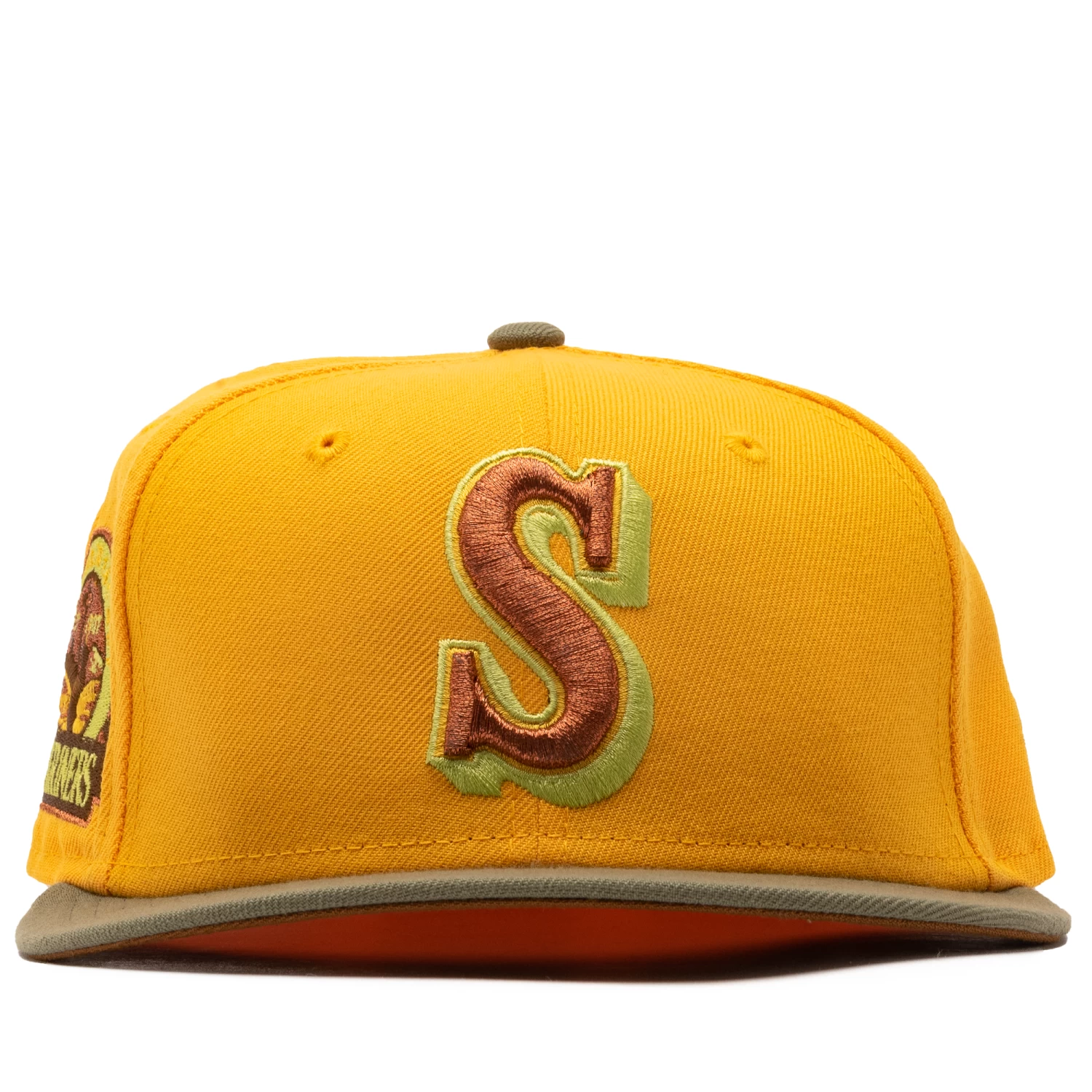 New Era X Politics Seattle Mariners 59FIFTY Fitted Hat - Gold/Copper 3 New Era X Politics Seattle Mariners 59FIFTY Fitted Hat - Gold/Copper