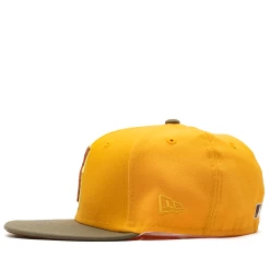 New Era X Politics Seattle Mariners 59FIFTY Fitted Hat - Gold/Copper 12 New Era X Politics Seattle Mariners 59FIFTY Fitted Hat - Gold/Copper -Fashion clothing Sneaker Politics NewEra SeattleFittedYellow WB 4