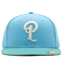Politics X New Era 59FIFTY Fitted Hat - Seafoam/Clear Mint/Light Bronze