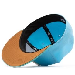 Politics X New Era 59FIFTY Fitted Hat - Seafoam/Clear Mint/Light Bronze -Fashion clothing Sneaker Politics NewEra Teal 131 111738 WB 6