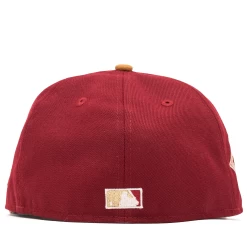 New Era X Politics Texas Rangers 59FIFTY Fitted Hat - Russet/Sand -Fashion clothing Sneaker Politics NewEra TexasFittedFriday WHITEBOX 5