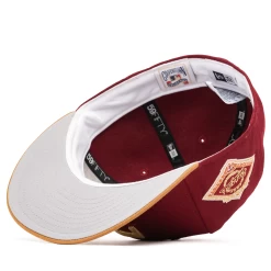 New Era X Politics Texas Rangers 59FIFTY Fitted Hat - Russet/Sand -Fashion clothing Sneaker Politics NewEra TexasFittedFriday WHITEBOX 7