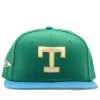 New Era X Politics Texas Rangers 59FIFTY Fitted Hat - Botanical Green/Air Force Blue 1 New Era X Politics Texas Rangers 59FIFTY Fitted Hat - Botanical Green/Air Force Blue -Fashion clothing Sneaker Politics NewEra TexasRangersGreenHat 131 1117712 WB 1