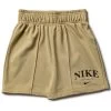 WMNS Nike Sportswear Fleece Shorts - Wheat Grass/Dark Chocolate -Fashion clothing Sneaker Politics Nike WomensNikeShorts DV0341 710 WB 1