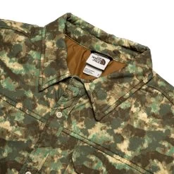 The North Face M66 Stuffed Shirt Jacket - Olive -Fashion clothing Sneaker Politics NorthFace Spring23 WB 7