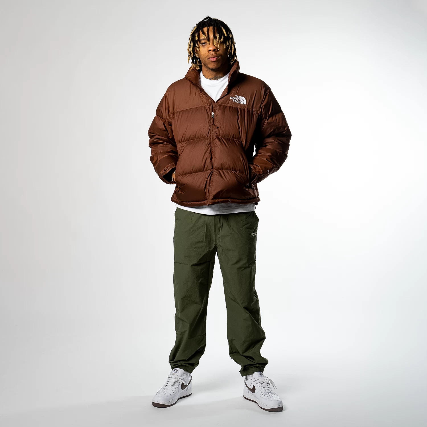 The North Face 1996 Retro Nuptse Jacket - Dark Oak 5 The North Face 1996 Retro Nuptse Jacket - Dark Oak - Image 3