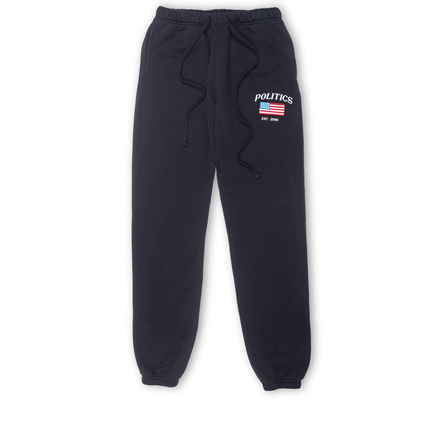 Politics American Flag Sweatpants - Black 3 Politics American Flag Sweatpants - Black