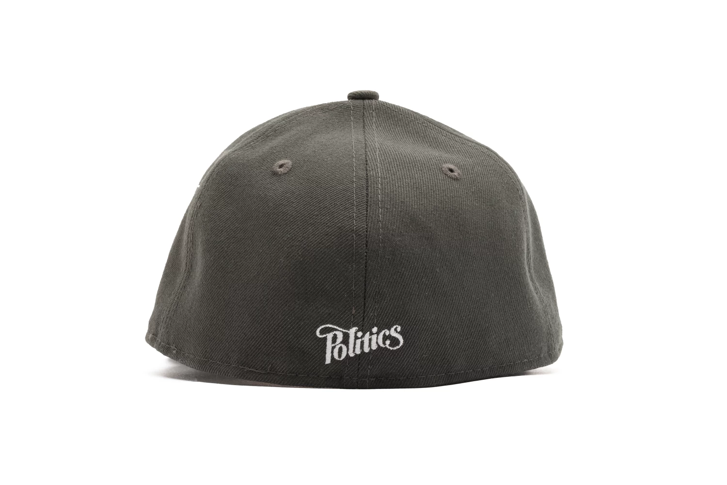 Politics X New Era Low Profile 59FIFTY Fitted Hat - Dark Pewter/Misty 5 Politics X New Era Low Profile 59FIFTY Fitted Hat - Dark Pewter/Misty - Image 3