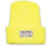 Politics Fleur De Lis Beanie - Yellow -Fashion clothing Sneaker Politics Politics FleurBeanieHatHighlighter WHITEBOX 1 2e4671bc 2695 477a 8be3 83a79bdac5e1